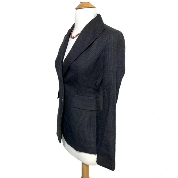 Body by Victoria women’s size 2 grey tweed 2 button blazer Office Siren - Picture 4 of 7